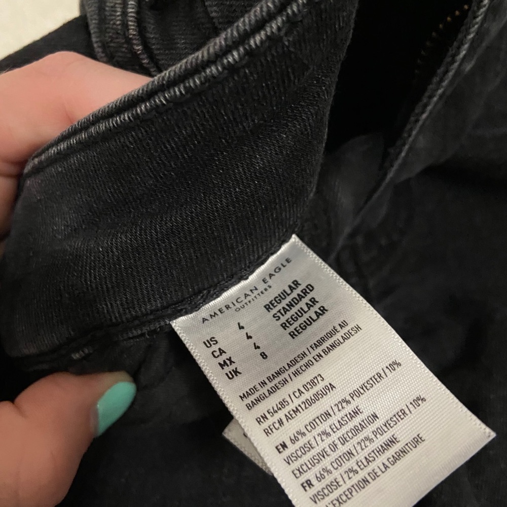 American Eagle Ripped Skinny High Waisted Jeans